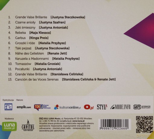 Anioły w kolorze: Piosenki z repertuaru Ewy Demarczyk (digipack) [CD]
