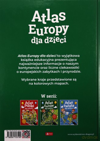 Atlas Europy dla dzieci [KSIĄŻKA]