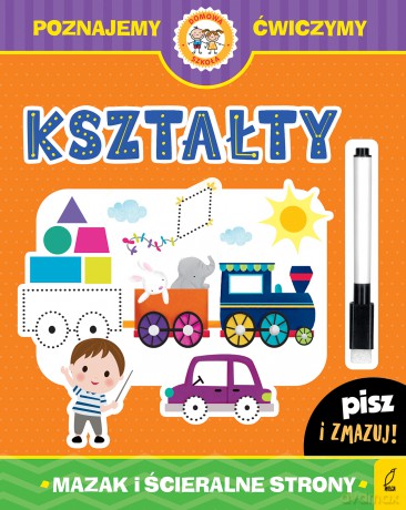 Kształty. Pisz i zmazuj [KSIĄŻKA]