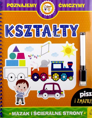 Kształty. Pisz i zmazuj [KSIĄŻKA]