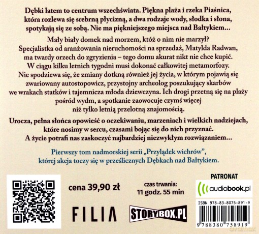 Lato wśród wydm. Przylądek wichrów (Tom 1) - Agnieszka Krawczyk [AUDIOBOOK]