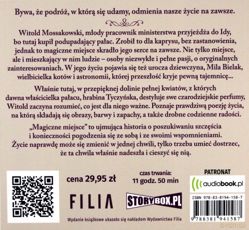 Magiczne miejsce (Tom 1) - Agnieszka Krawczyk [AUDIOBOOK]