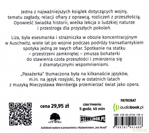 Pasażerka - Zofia Posmysz [AUDIOBOOK]