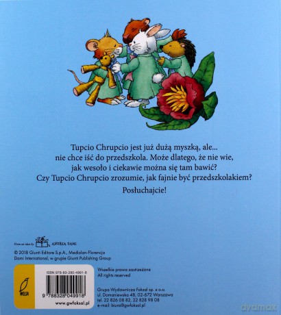 Przedszkolak na medal. Tupcio Chrupcio - Eliza Piotrowska [KSIĄŻKA]