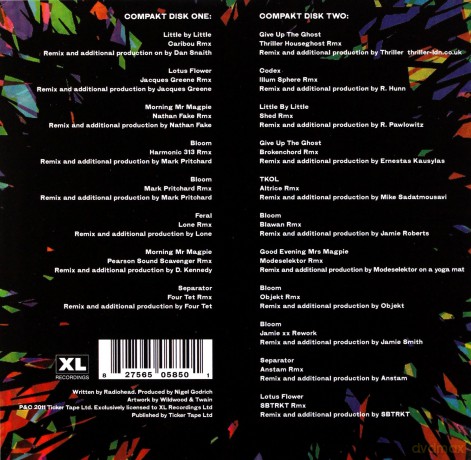 Radiohead: Tkol Rmx 1 2 3 4 5 6 7 [2CD]