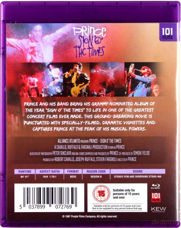 Prince: Sign O' The Times [Blu-Ray]