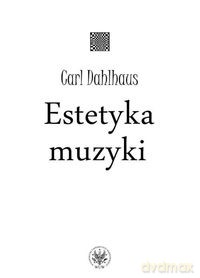 Estetyka muzyki - Carl Dahlhaus [KSIĄŻKA]