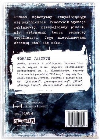 Rzeka podziemna - Tomasz Jastrun [AUDIOBOOK] [CD-MP3]