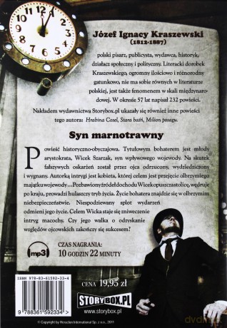 Syn marnotrawny - Józef Ignacy Kraszewski [AUDIOBOOK] [CD-MP3]