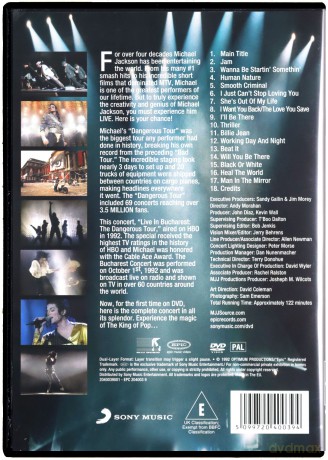 Michael Jackson: Live In  Bucharest - The Dangerous Tour [DVD]
