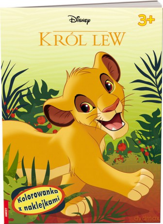 Król Lew Kolorowanka z naklejkami [KSIĄŻKA]
