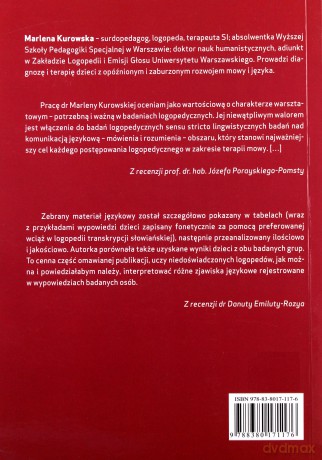 Kształtowanie się zachowań komunikacyjnych u dzieci z uszkodzeniami i/lub dysfunkcjami ośrodkowego ukladu nerwowego - Marlena Kurowska [KSIĄŻKA]