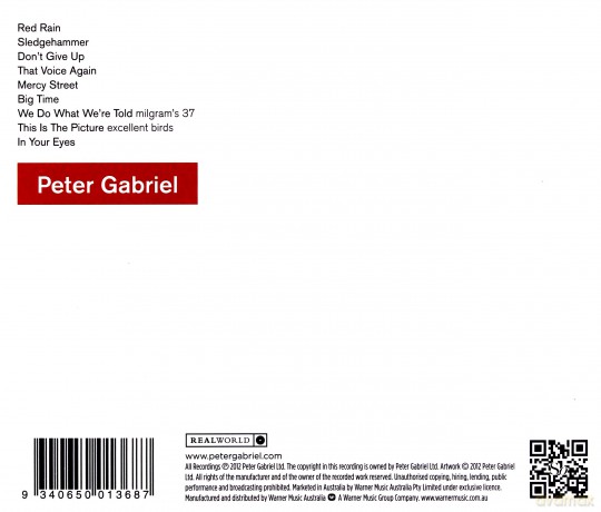 Peter Gabriel: So [CD]