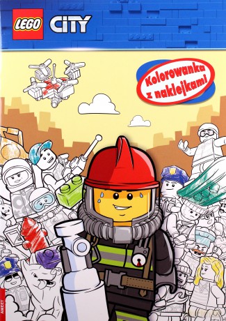 Lego City Kolorowanka z naklejkami [KSIĄŻKA]