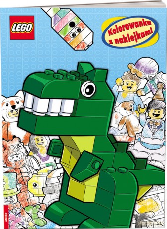 Lego Iconic Kolorowanka z naklejkami [KSIĄŻKA]