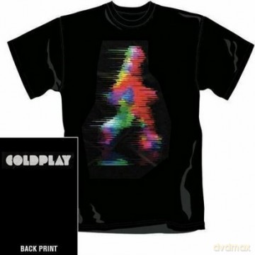Coldplay: Blurred Man, Black (L) [T-SHIRT]