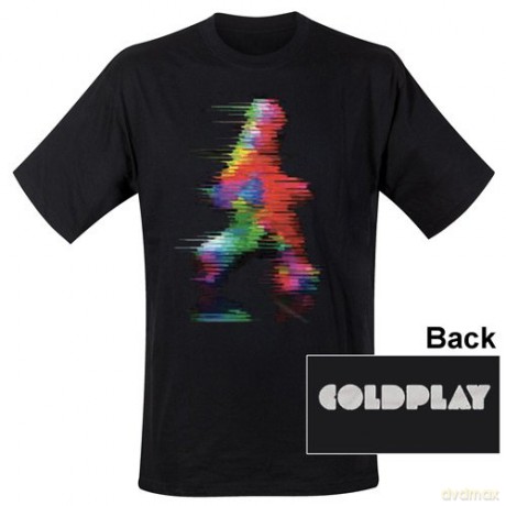 Coldplay: Blurred Man, Black (M) [T-SHIRT]