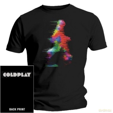 Coldplay: Blurred Man, Black (S) [T-SHIRT]