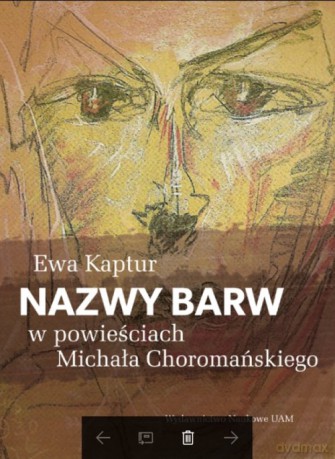 Nazwy barw w powieściach Michała Choromańskiego - Ewa Kaptur [KSIĄŻKA]