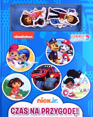 Nick Jr Przyczep magnes Czas na przygodę [KSIĄŻKA]