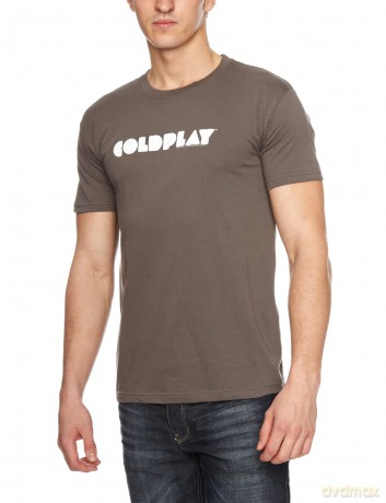 Coldplay: Logo,Charocal (M) [T-SHIRT]
