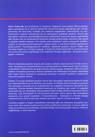O rozwoju dydaktyki języków obcych jako dyscypliny naukowej - Maria Dakowska [KSIĄŻKA]