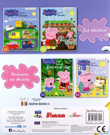 Peppa Pig Chrum... Chrum...nr 61 Na lodowisku [KSIĄŻKA]