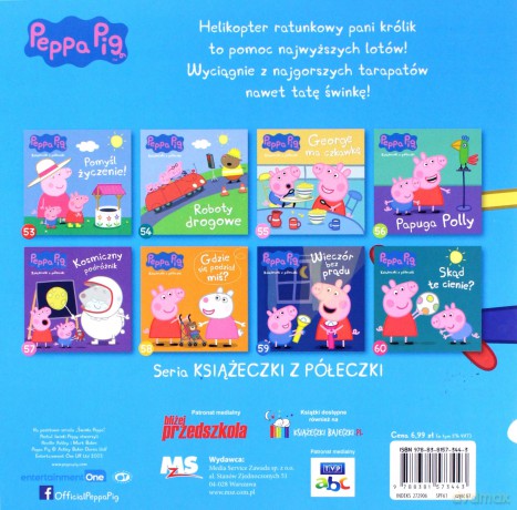 Peppa Pig Książeczki z półeczki nr wyd 61 Niezwykły lot z panią królik [KSIĄŻKA]