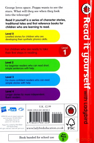 Peppa Pig Stars Read it yourself with Ladybird Level 1 [KSIĄŻKA]