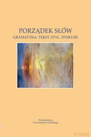 Porządek słów [KSIĄŻKA]