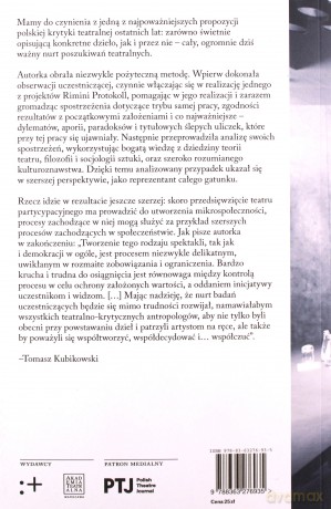 Rimini Protokoll Ślepe uliczki teatru partycypacyjnego - Zofia Smolarska [KSIĄŻKA]