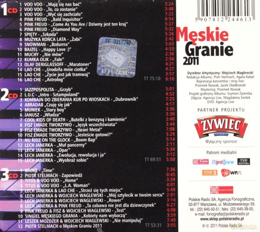Męskie Granie 2011 (digipack) [BOX] [3CD]+[DVD]