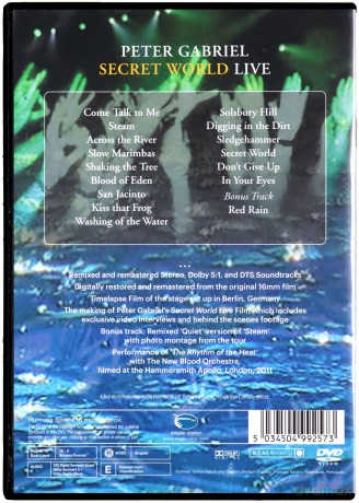 Peter Gabriel: Secret World Live [DVD]