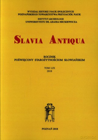 Slavia Antiqua 2018 [KSIĄŻKA]