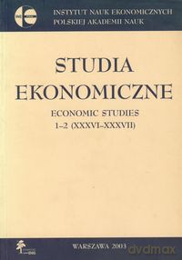 Studia ekonomiczne Economic studies 1-2 [KSIĄŻKA]