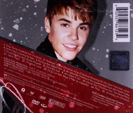 Justin Bieber: Under The Mistletoe Box [CD]+[DVD]