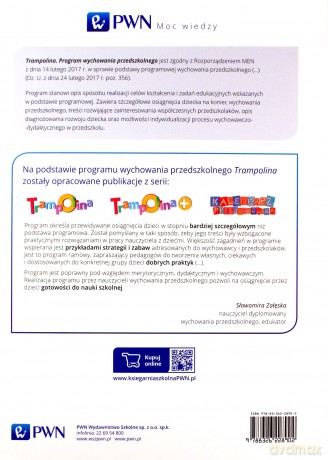 Trampolina Program wychowania przedszkolnego z terminarzem [KSIĄŻKA]