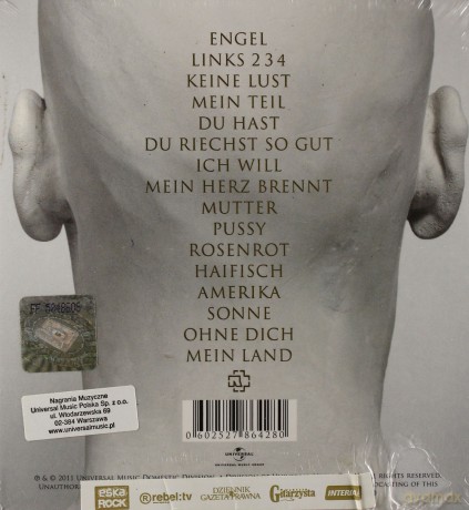 Rammstein: Made In Germany 1995-2011 (ecopack) [CD]