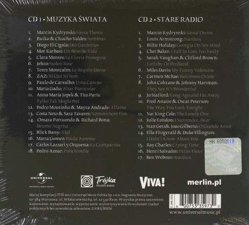 Siesta vol.7 Marcin Kydryński Prezentuje Muzyka Świata & Stare Radio (digipack) [2CD]
