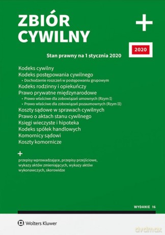 Zbiór cywilny PLUS 2020 [KSIĄŻKA]