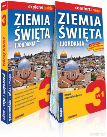 Ziemia Święta i Jordania explore! guide 3w1 Przewodnik + atlas + mapa - Dominik Derlicki [KSIĄŻKA]