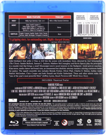 A Time to Kill (Czas zabijania) [Blu-Ray]