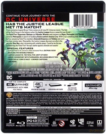 Justice League vs the Fatal Five [Blu-Ray 4K]+[Blu-Ray]