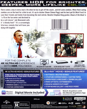 Shaun of the Dead (Wysyp żywych trupów) [Blu-Ray 4K]+[Blu-Ray]