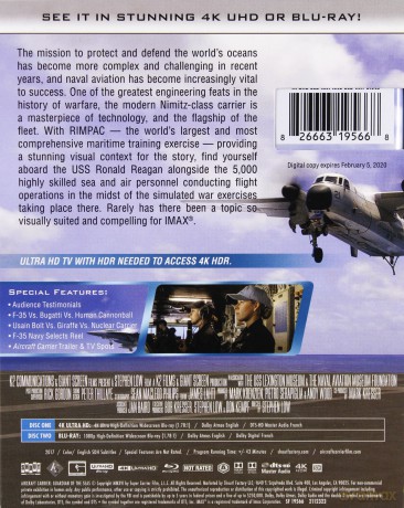 Aircraft Carrier: Guardian of the Seas [Blu-Ray 4K]+[Blu-Ray]