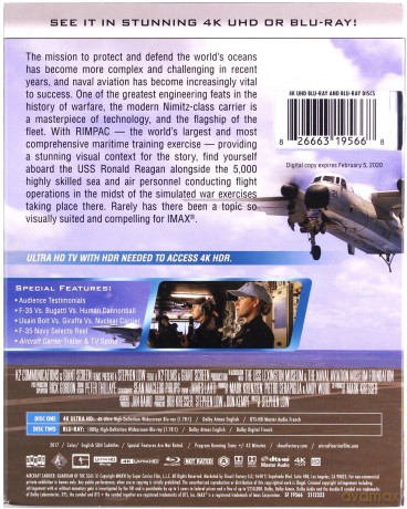 Aircraft Carrier: Guardian of the Seas [Blu-Ray 4K]+[Blu-Ray]