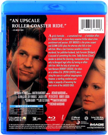 Jagged Edge (Zębate ostrze) [Blu-Ray]