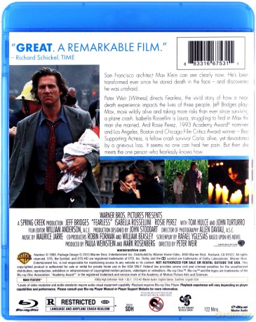Fearless (Bez lęku) [Blu-Ray]