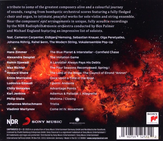 NDR Radiophilharmonie: Epic Orchestra - New Sound of Classical [CD]