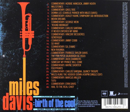 Miles Davis: Music From And Inspired By Birth Of The Cool, A Film By Stanley Nelson [CD]
